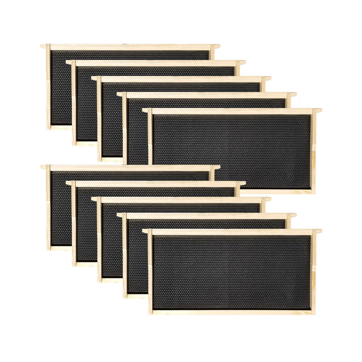 W Frame 8 Frame Deep Brood Box w/ Dovetail Joints (Unassembled w/ Frames and F ...