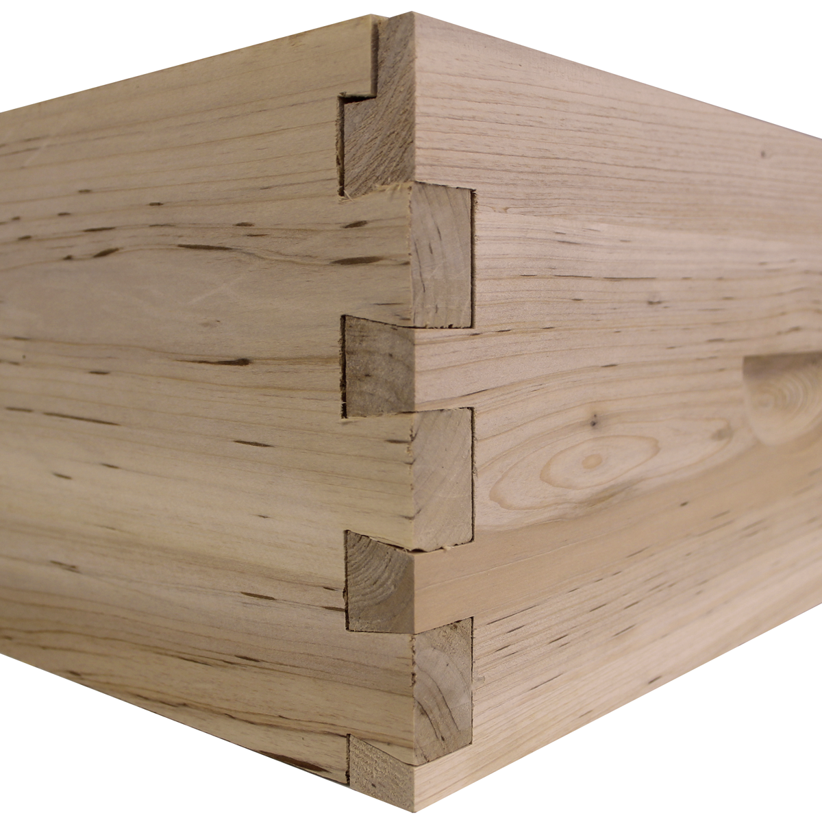 10 Frame Medium Honey Super Box w/ Dovetail Joints (Painted and Assembled w/ Frames and Foundations)