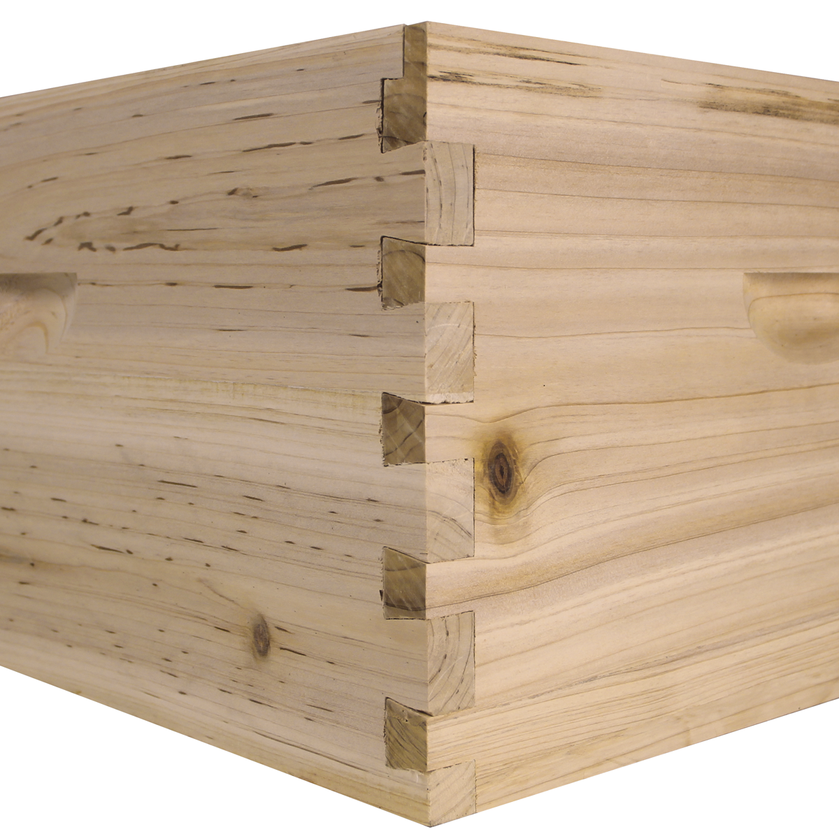 10 Frame Deep Brood Box w/ Dovetail Joints (Unassembled w/ Frames and Foundations)