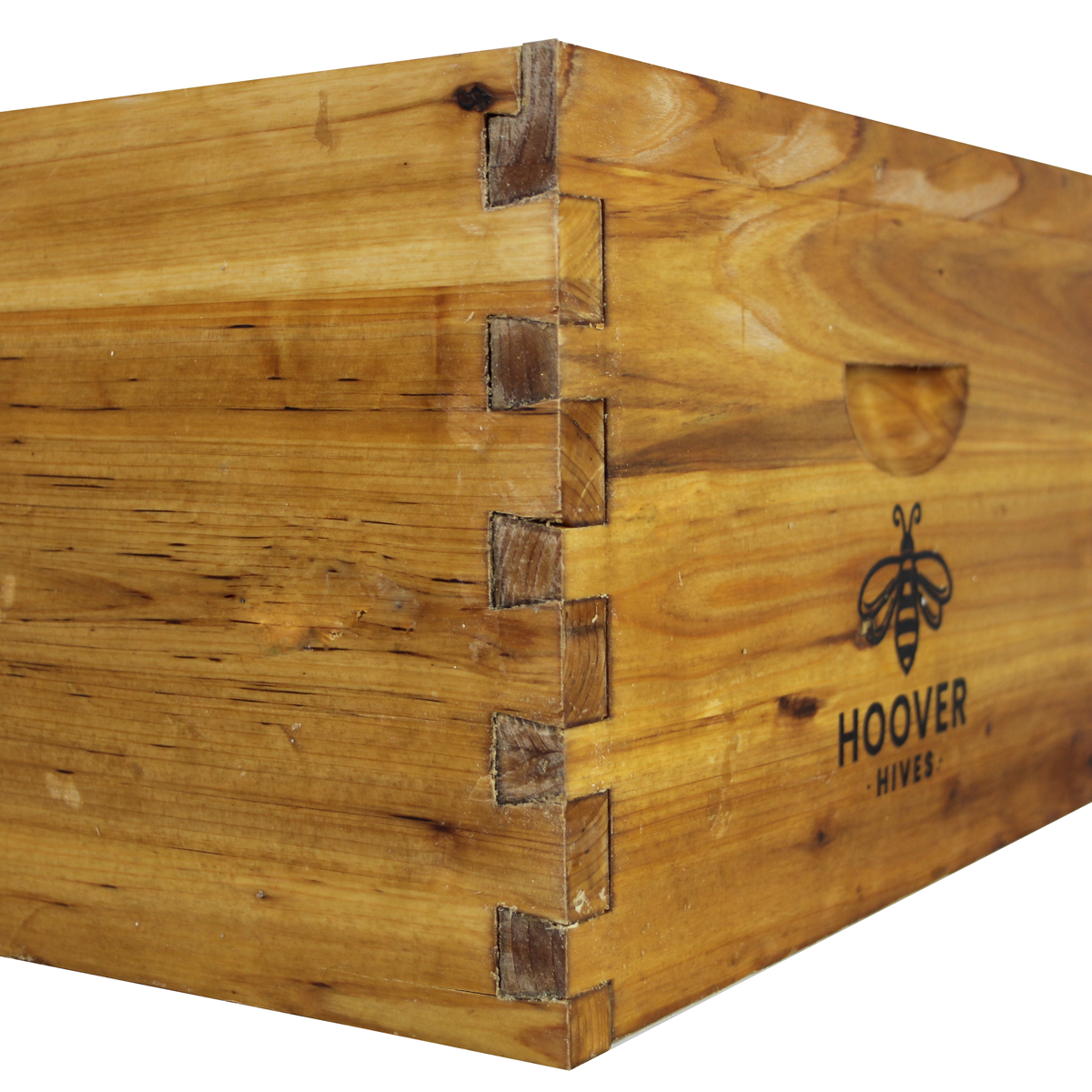 Hoover Hives Wax Coated 10 Frame Deep Bee Box Has Dovetails in Every Joint