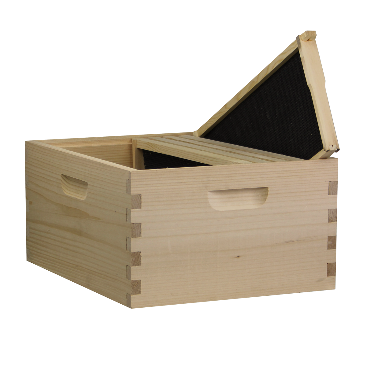 Busy Bees 'N' More 10 Frame Full Hive - 1 Deep Brood Box Starter Kit ...