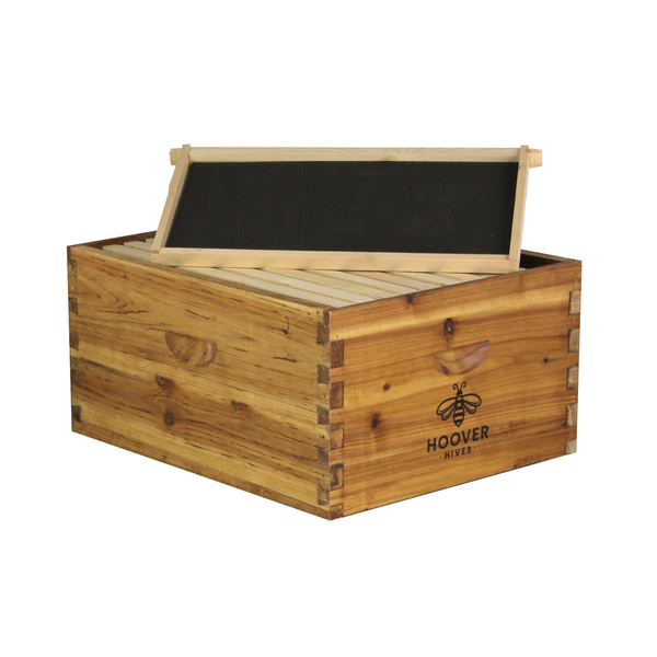 Hoover Hives Deep Brood Box Kit – 8 or 10 Frame with Wax-Coated