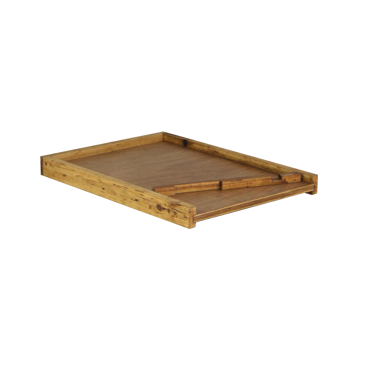 Hoover Hives Wax Coated 10 Frame Solid Bottom Board With Entrance Reducer