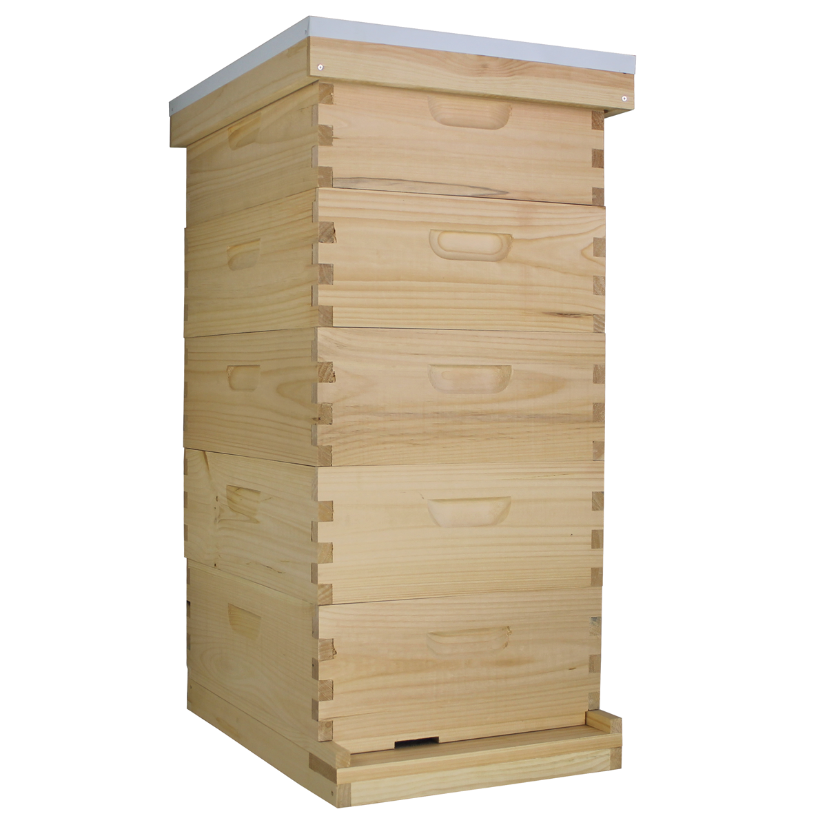 Busy Bees 'N' More Amish Made 10 Frame Beehive With 5 Medium Bee Boxes
