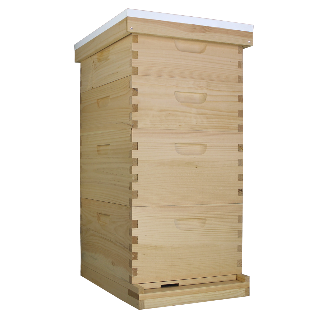 Busy Bees 'N' More Amish Made 10 Frame Beehive With 2 Deep Bee Boxes & 2 Medium Bee Boxes