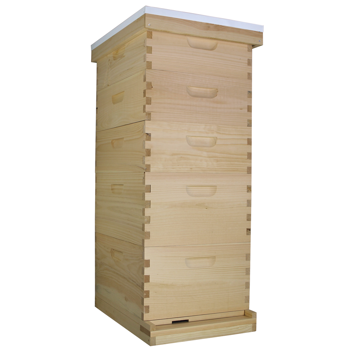 Busy Bees 'N' More Amish Made 10 Frame Beehive With 2 Deep Bee Boxes & 3 Medium Bee Boxes