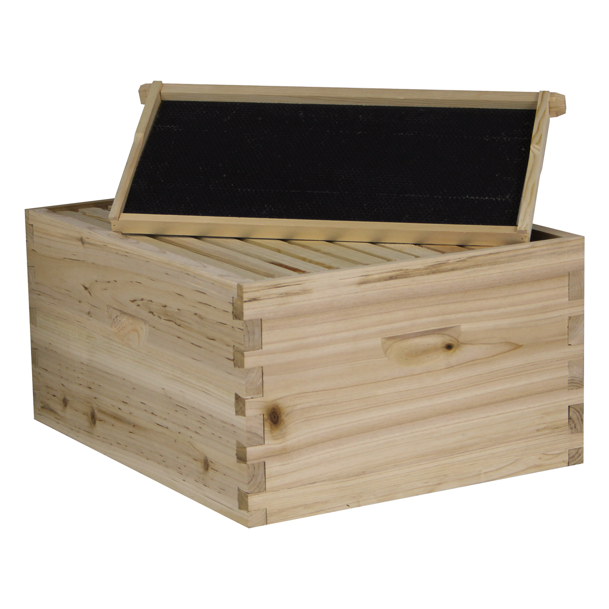 NuBee 10 Frame Deep Brood Box With Frames & Foundations