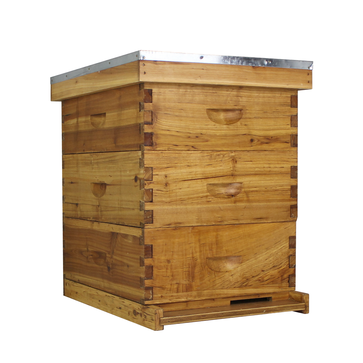 Hoover Hives Wax Coated 10 Frame Beehive With 0 Deep Bee Boxes & 3 Medium Bee Boxes