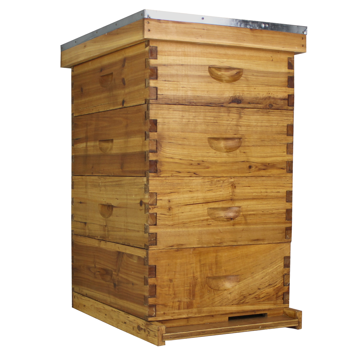 Hoover Hives Wax Coated 10 Frame Beehive With 0 Deep Bee Boxes & 4 Medium Bee Boxes