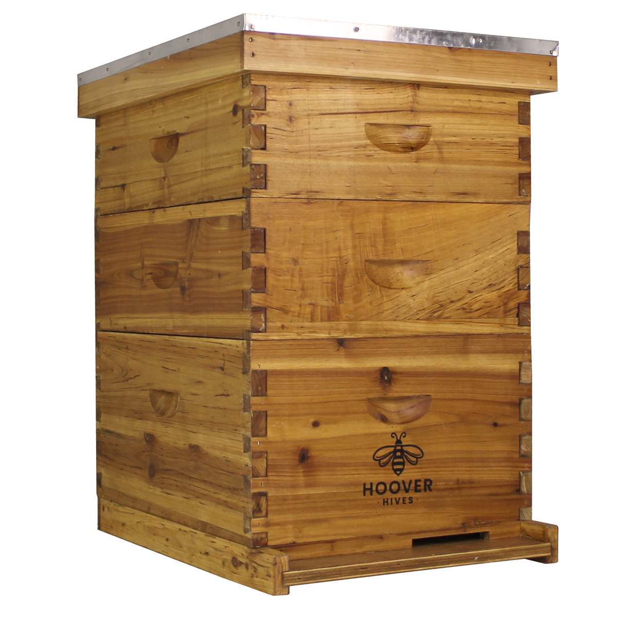Hoover Hives Wax Coated 10 Frame Beehive With 1 Deep Bee Box & 2 Medium Bee Boxes