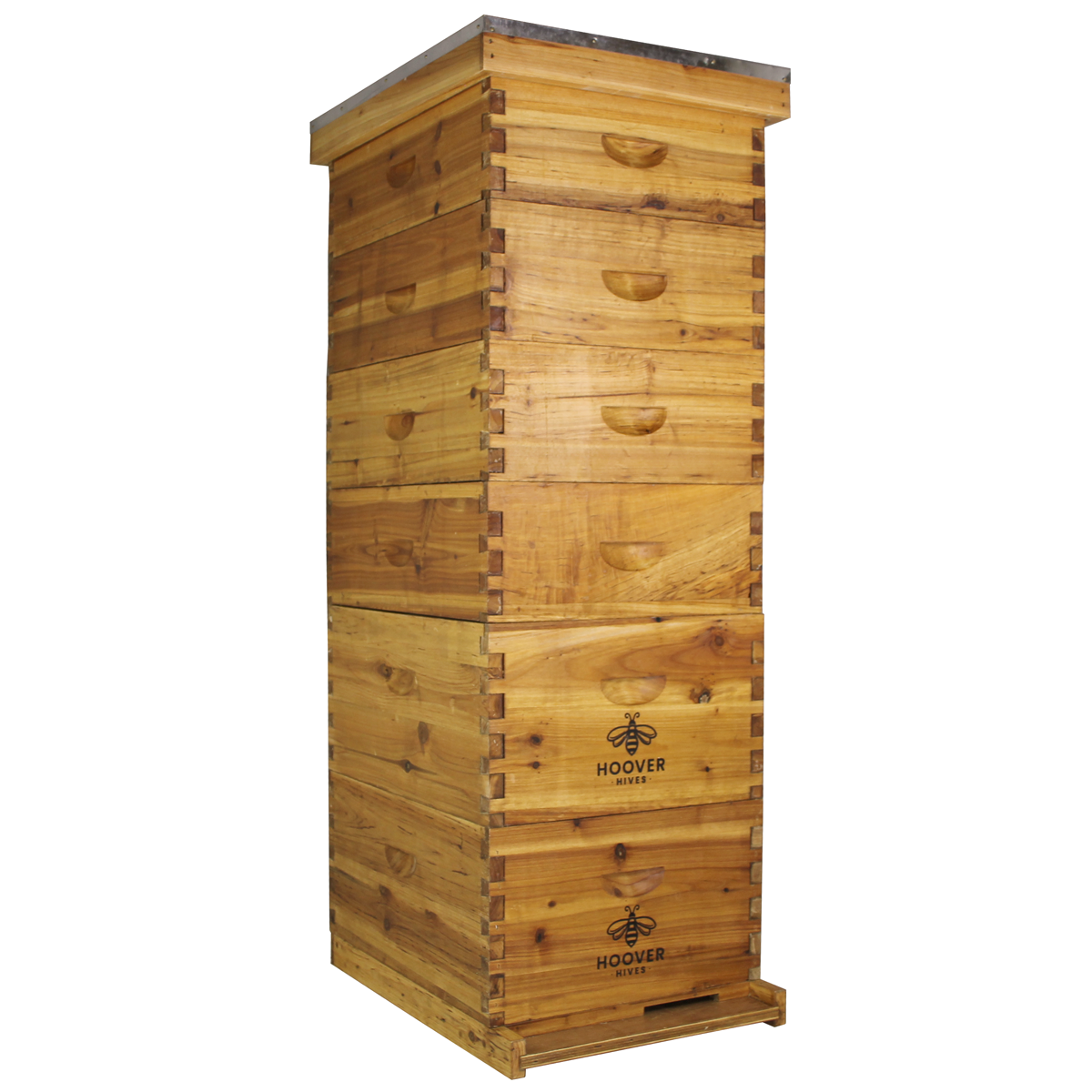 Hoover Hives Wax Coated 10 Frame Beehive With 2 Deep Bee Boxes & 4 Medium Bee Boxes