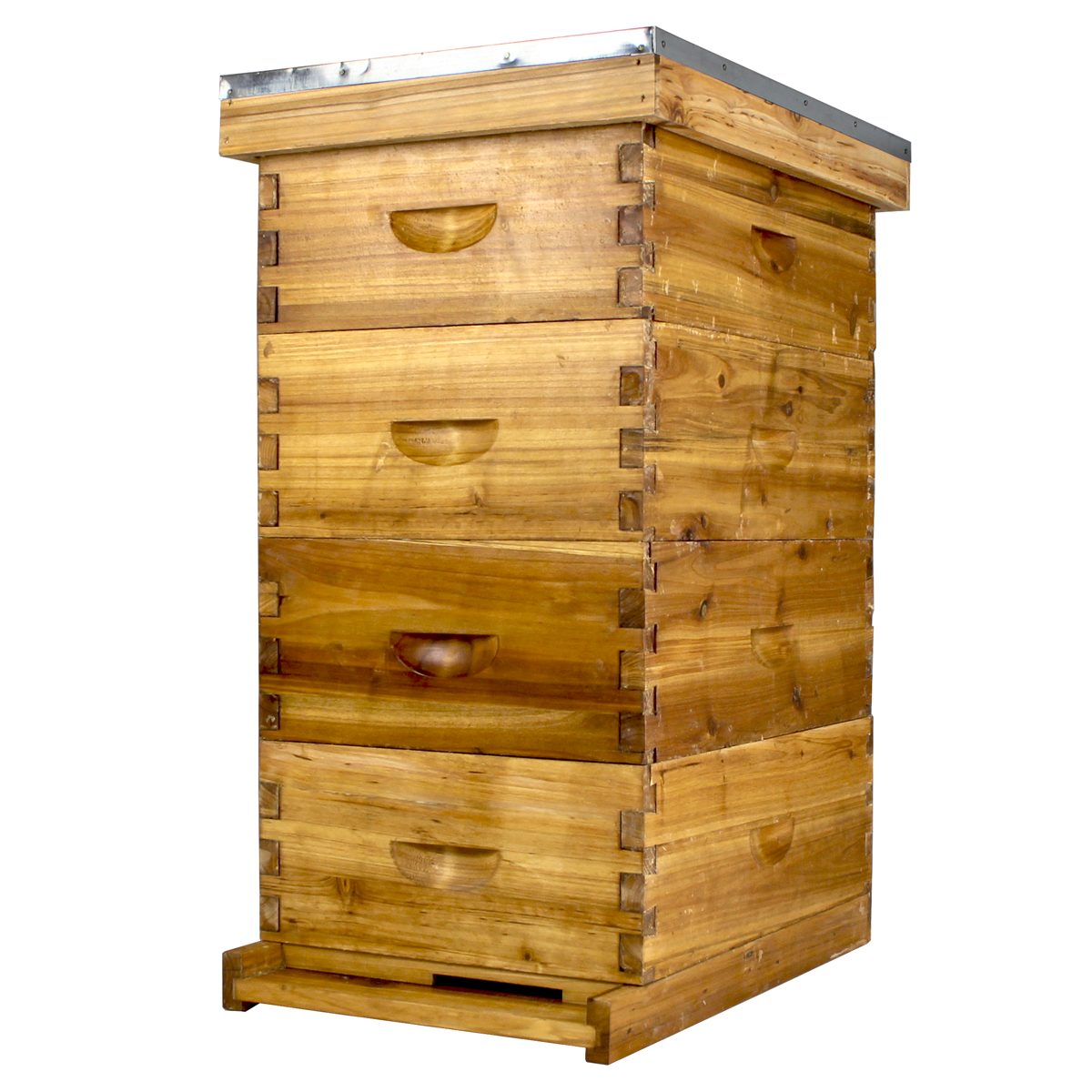 Hoover Hives Wax Coated 8 Frame Beehive With 0 Deep Bee Boxes & 4 Medium Bee Boxes