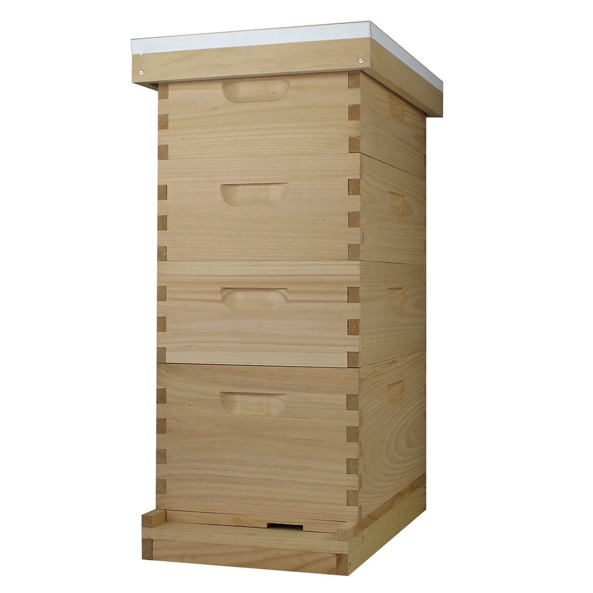 Busy Bees 'N' More Amish Made 8 Frame Beehive With 1 Deep Bee Box & 3 Medium Bee Boxes