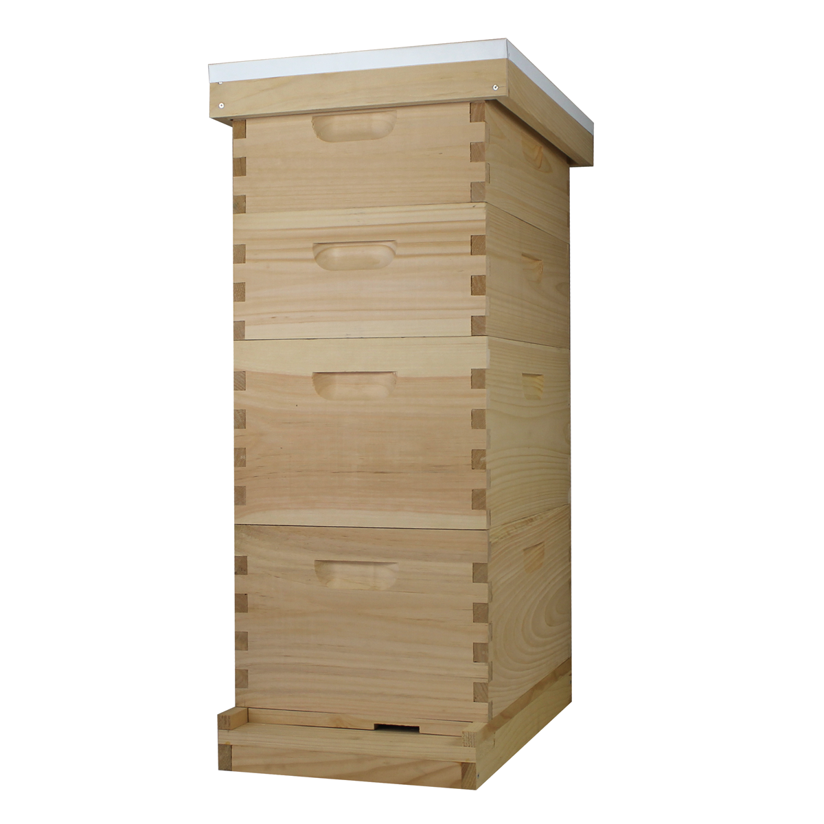 Busy Bees 'N' More Amish Made 8 Frame Beehive With 2 Deep Bee Boxes & 2 Medium Bee Boxes