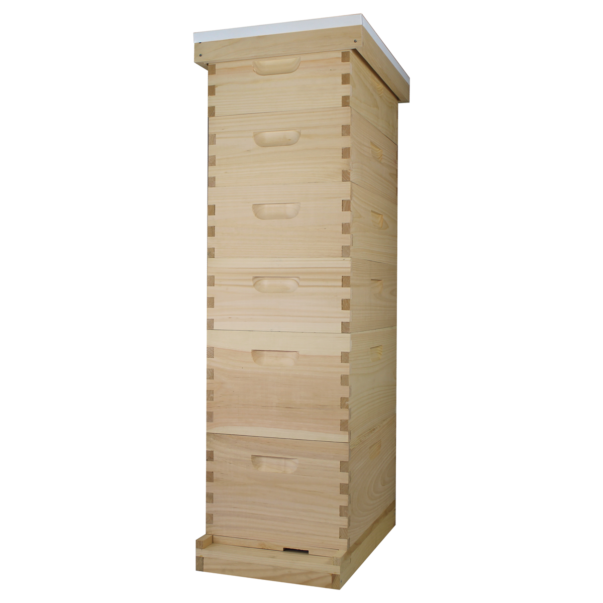 Busy Bees 'N' More Amish Made 8 Frame Beehive With 2 Deep Bee Boxes & 4 Medium Bee Boxes