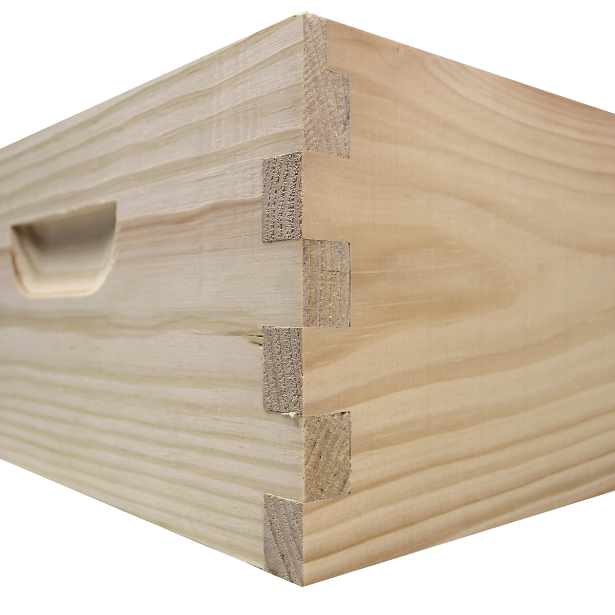 Busy Bees 'N' More Amish Made 8 Frame Medium Bee Box Uses Finger Joints