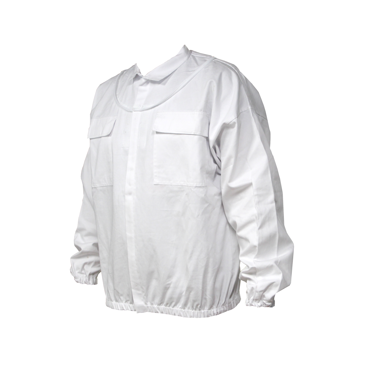 Breathable Protective Beekeeper's Jacket That Cinches Around The Waist And The Arms. Has 2 Pockets