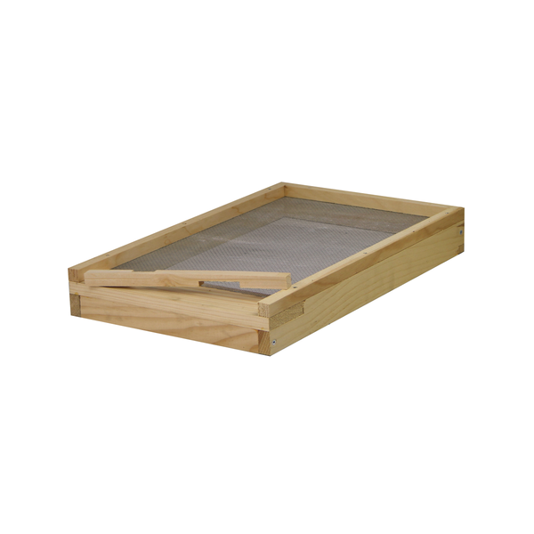 Busy Bees 'N' More Amish Made 8 Frame Screened Bottom Board With Entrance Reducer