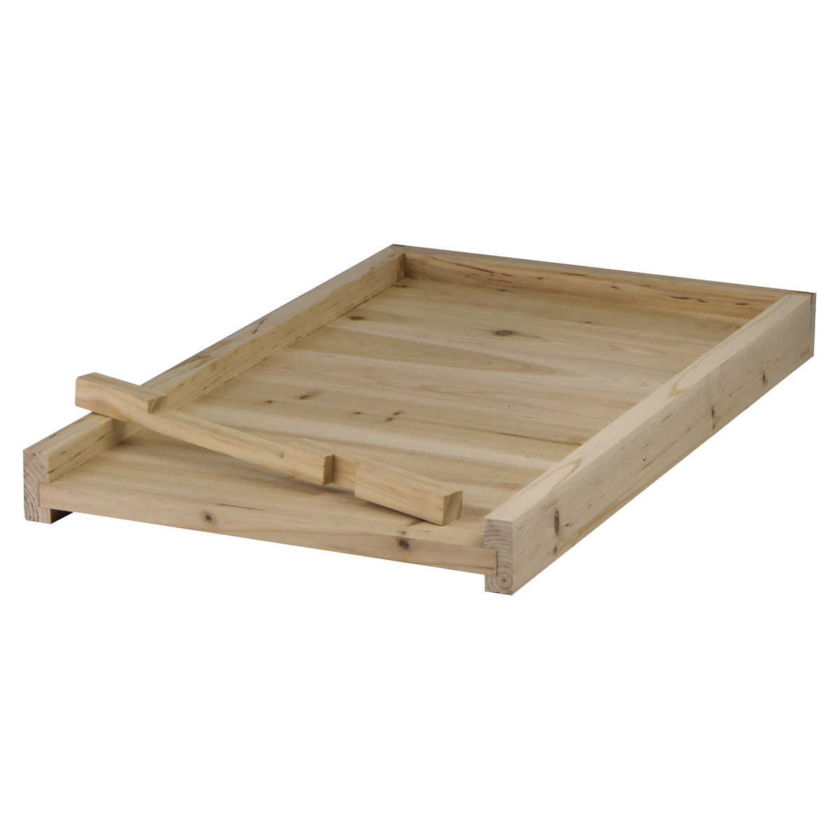NuBee 8 Frame Solid Bottom Board With Entrance Reducer