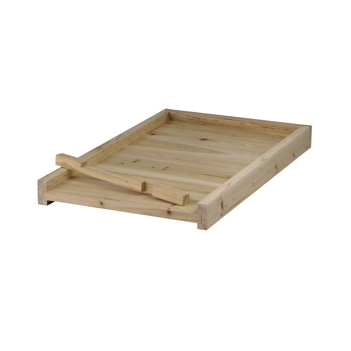 NuBee 8 Frame Solid Bottom Board With Entrance Reducer